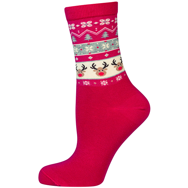 Bellinda XMASS SOCKS - Christmas Socks for the Whole Family - Red